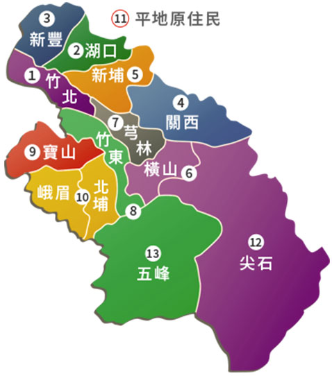 新竹縣選區地圖