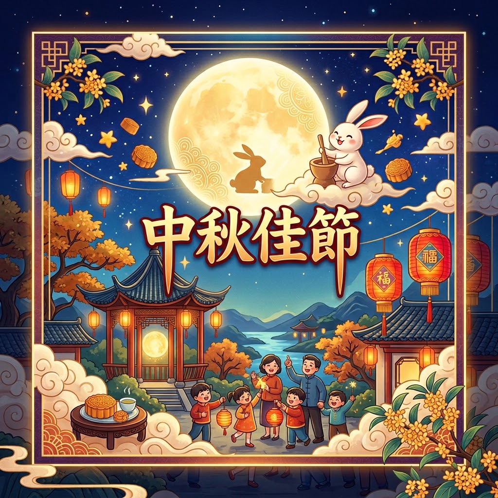 中秋佳節圖